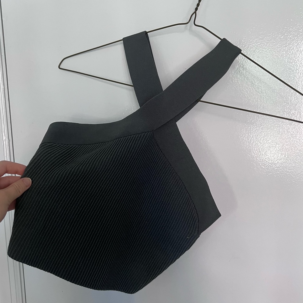 Babaton green/grey top